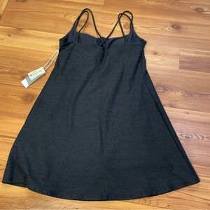 Altar’d State Revival Ultimate Strappy Dress Heather Black Athletic XL NWT